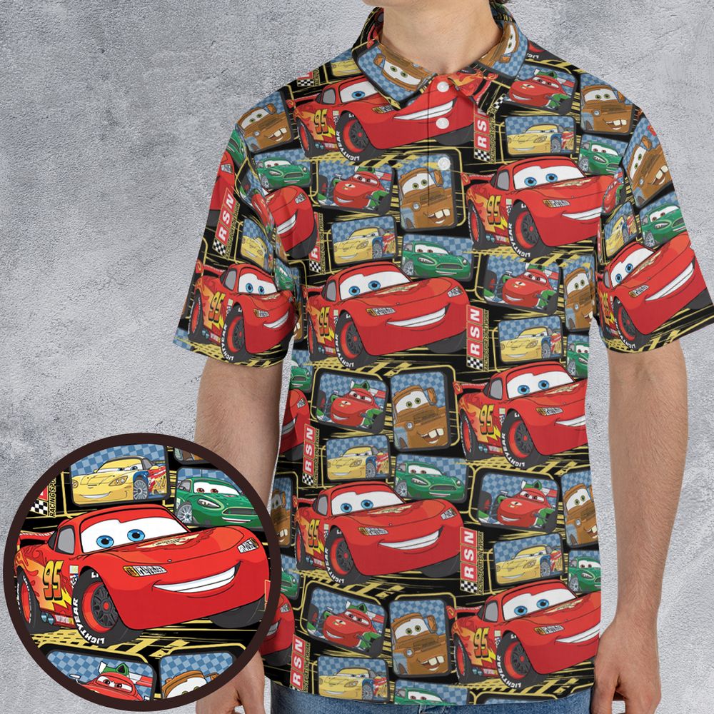 Cartoon Racing Car -  - 1