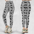 Nevermore The Raven Edgar Allan Poe Pattern Legging