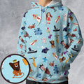 All-over Print Hoodie - ECHATW9R -  - 1