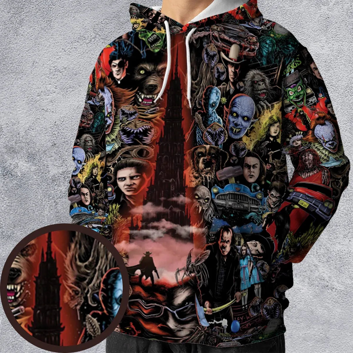 Stephen King Universe All-over Print Hoodie
