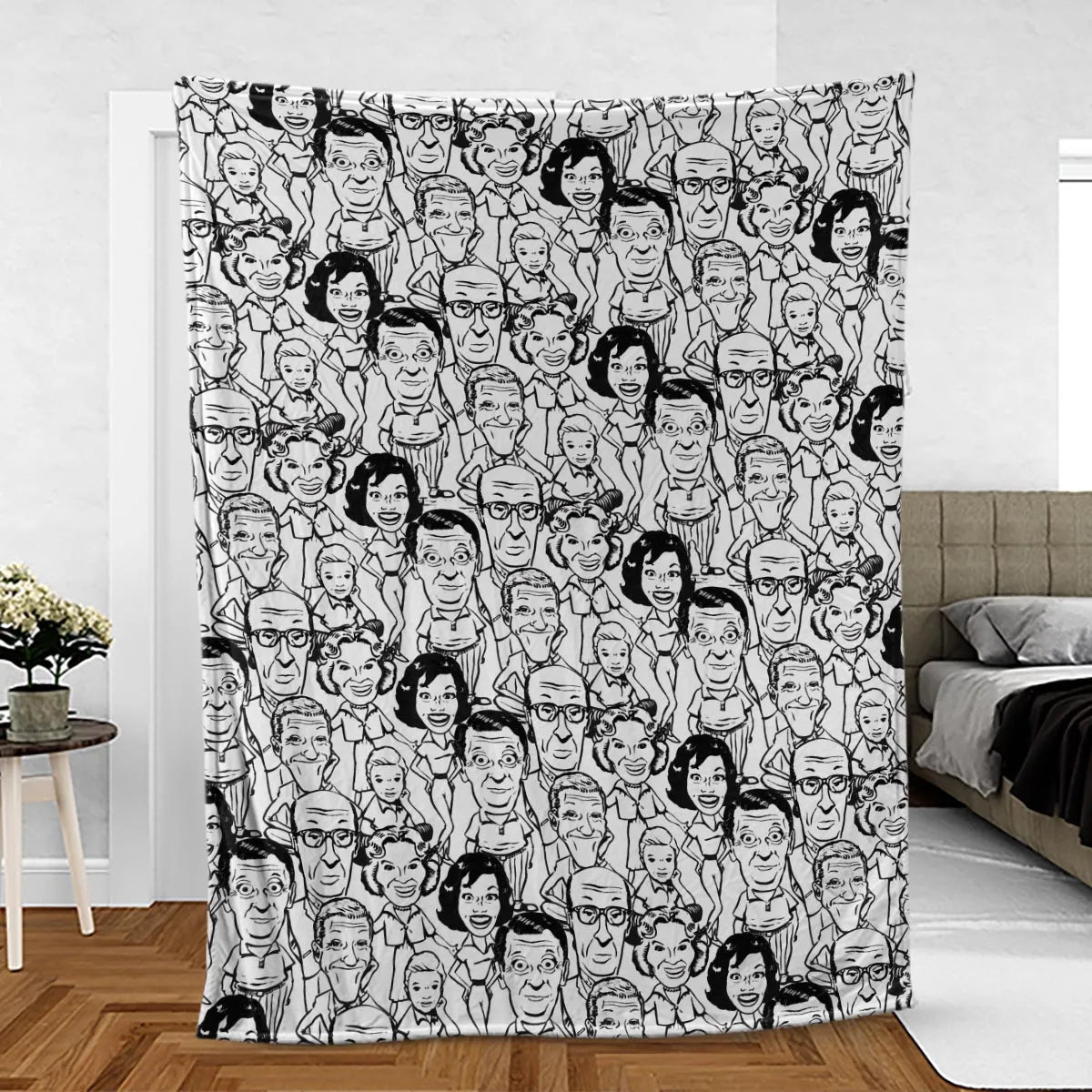 Vintage Dick Van Dyke Show Fleece Blanket