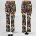 The 1980's. The Decade Of Greed Flare Leggings