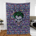 Joker The Most Favourite Characters Pattern Fleece Blanket