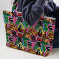 Monsters Pop Collage Universal Monsters Large Tote Bag