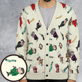 Clue Board Game Characters Cardigan