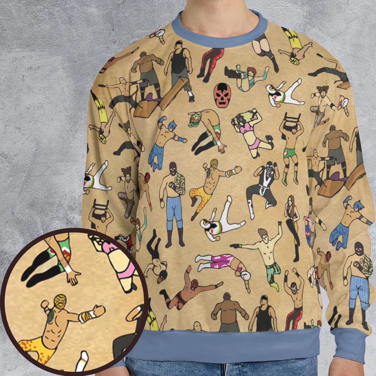 Lucha Undergound All-over Print Sweatshirt