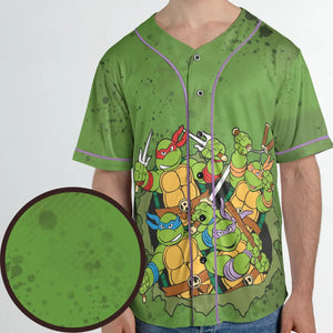 Ninja Style TMNT Unisex Baseball Jersey