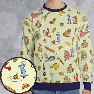 Chef Life Ratatouille All-over Print Sweatshirt