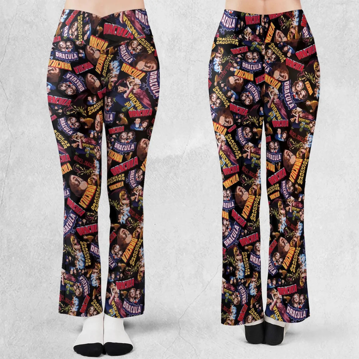 Classic Horror Films Flare Leggings