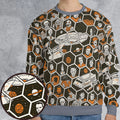 TrekToon Star Trek Hive Pattern All-over Print Sweatshirt