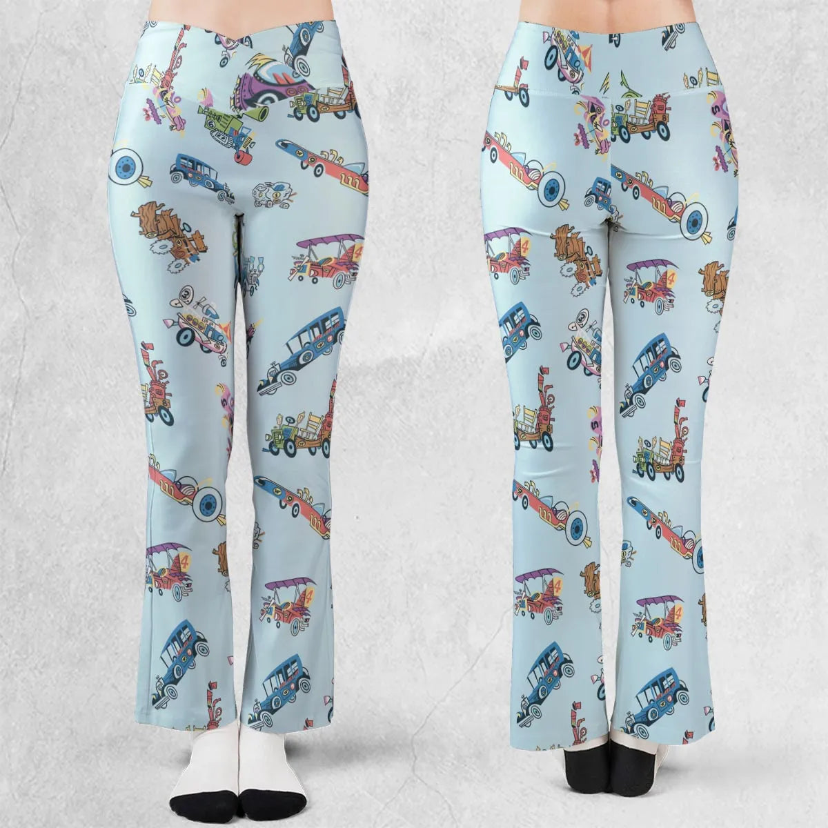 W is for Wacky Races Flare Leggings