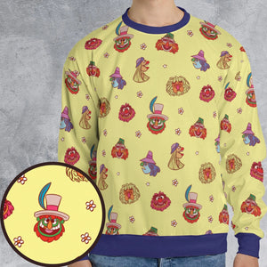 The Electric Mayhem Characters The Muppet Show All-over Print Sweatshirt