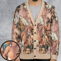 Vintage Hunks of The 80s Cardigan
