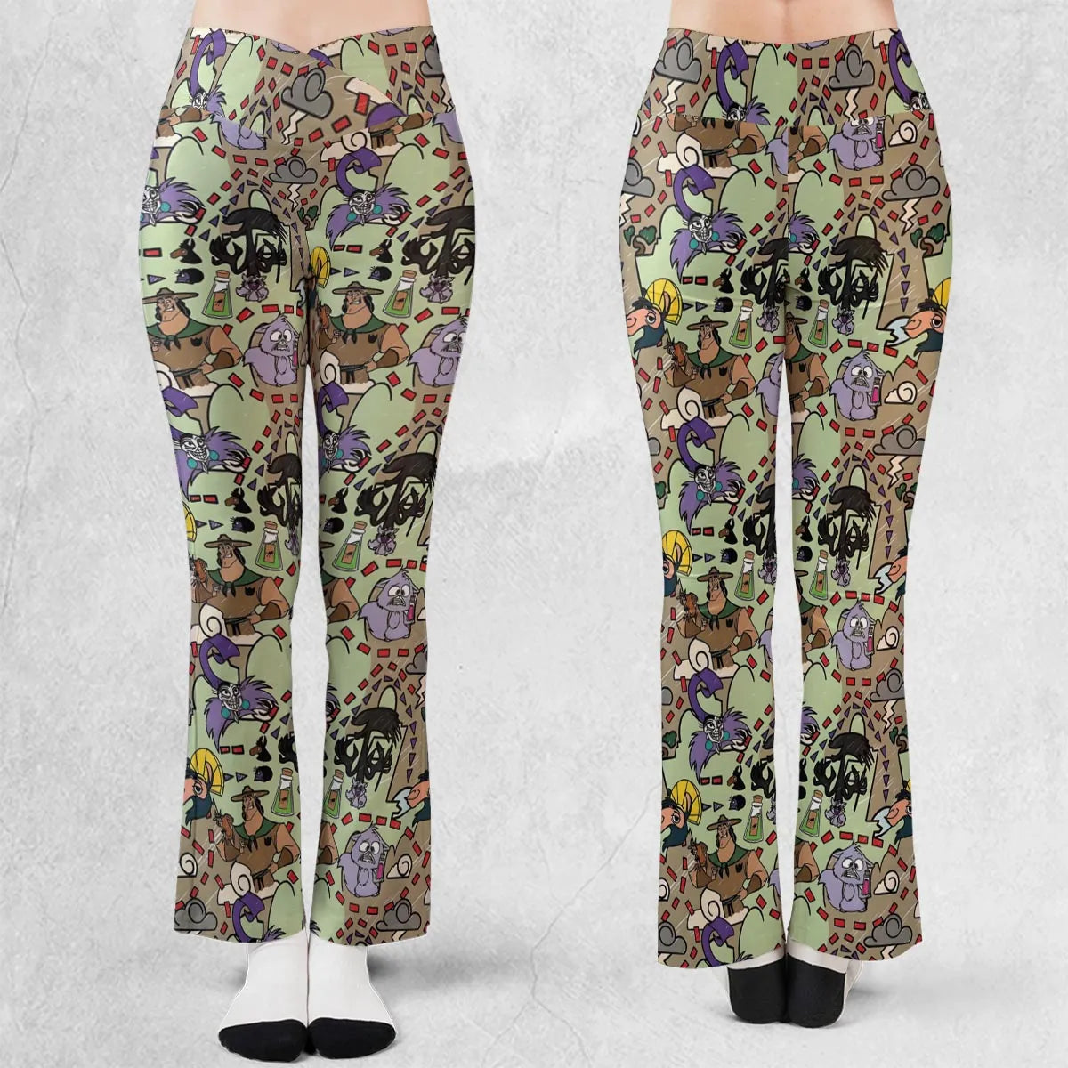 Groove Map The Emperor's New Groove Flare Leggings