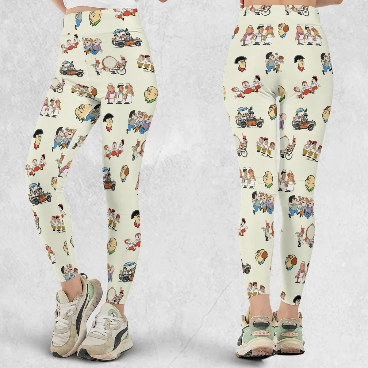 Three Stooges Cartoon 1965 Legging