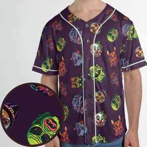 Beast Mode On Monster Masks Unisex Baseball Jersey