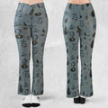 The Dark Themed Edgar Allan Poe Flare Leggings