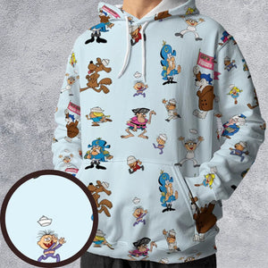 Cereal Cap'n Crunch Characters All-over Print Hoodie