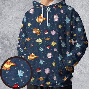 Gengar as Eevee The Eeveelutions Pokemon All-over Print Hoodie