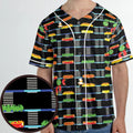 BurgerTime Arcade Game Unisex Baseball Jersey