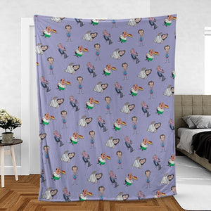 The Ricky Gervais Show Fleece Blanket