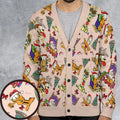 Garfield And Odie Christmas Sleigh Cardigan
