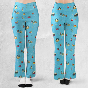 Pokemon Sunny Days Sea Swim Flare Leggings