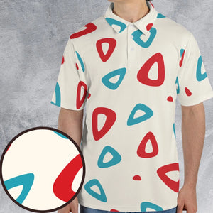 Togepi Pattern Pokemon AOP Men/Women Polo Shirt