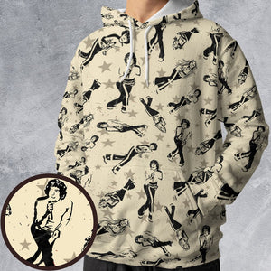 All-over Print Hoodie - TQ4BVQ9M -  - 1