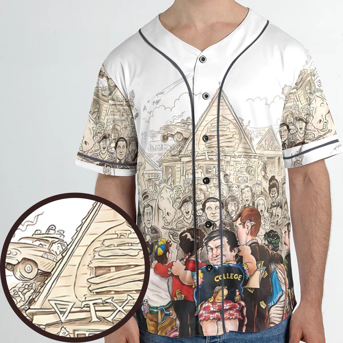 Guess Who's Back? National Lampoon Animal House Unisex Baseball Jersey
