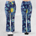 Tardis Starry Night Doctor Who Flare Leggings