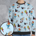 Retro Racer Tom Slick All-over Print Sweatshirt