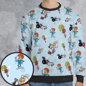 Retro Racer Tom Slick All-over Print Sweatshirt