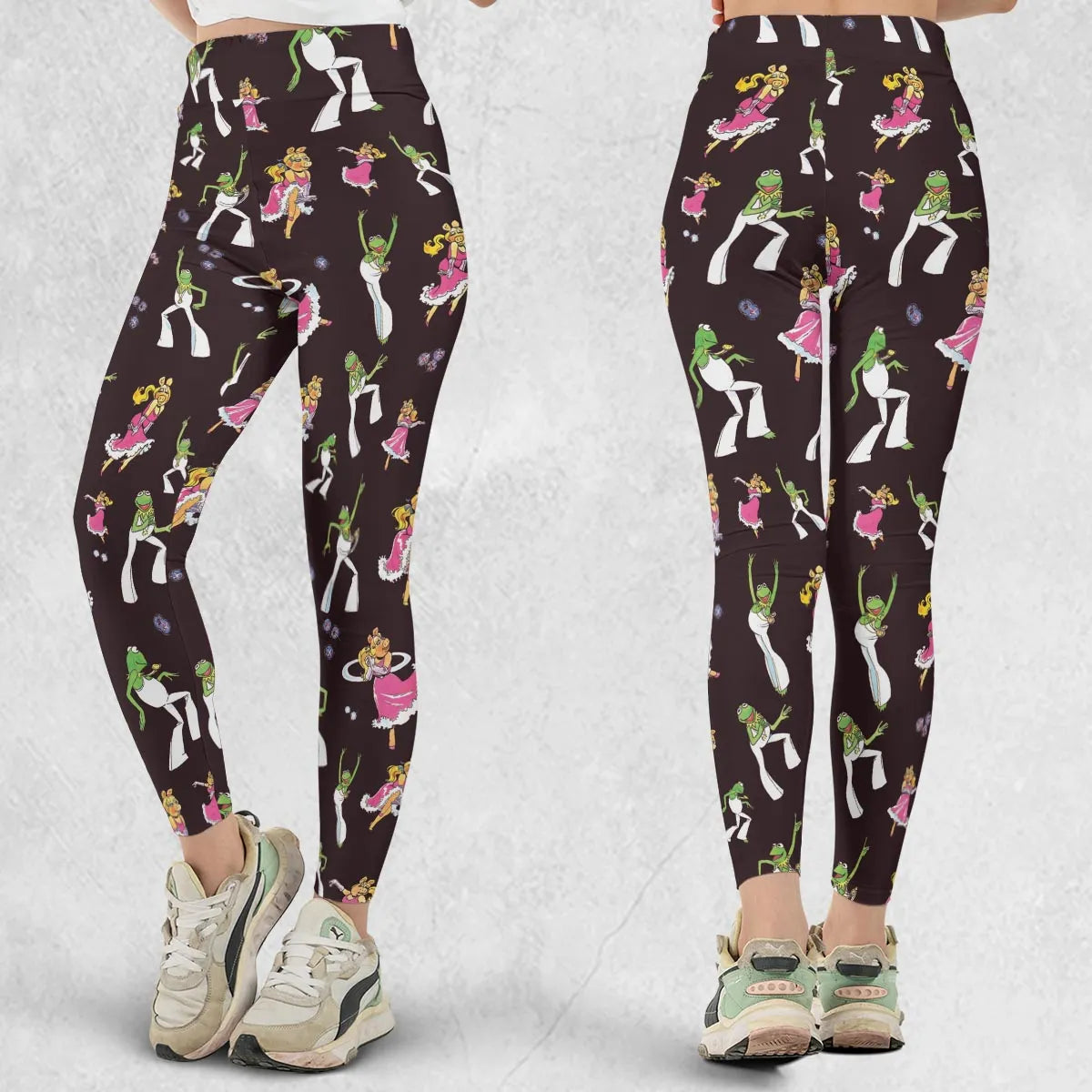 Disco Couple Kermit And Piggy The Muppet Show Legging