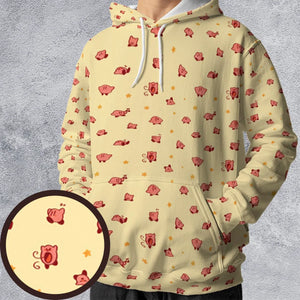 Nintendo Kirby Pattern All-over Print Hoodie