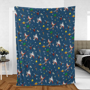 Battle of the Planets Fleece Blanket