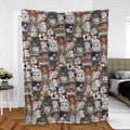 Funny Cat Internet Meme Fleece Blanket