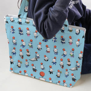 Cute Moogle Final Fantasy Large Tote Bag