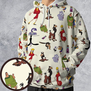 Kuzco and Friends The Emperor's New Groove All-over Print Hoodie