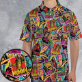 Multi Monster Pop Badges AOP Men/Women Polo Shirt