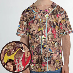 Pro Wrestlers Unisex Baseball Jersey