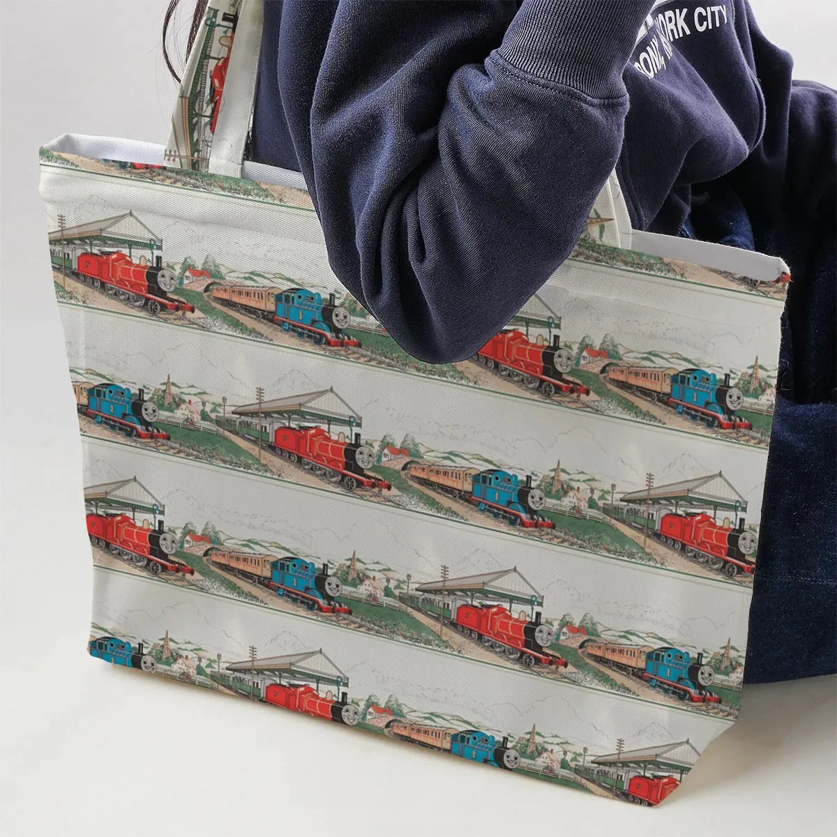 Vintage Thomas & James Large Tote Bag