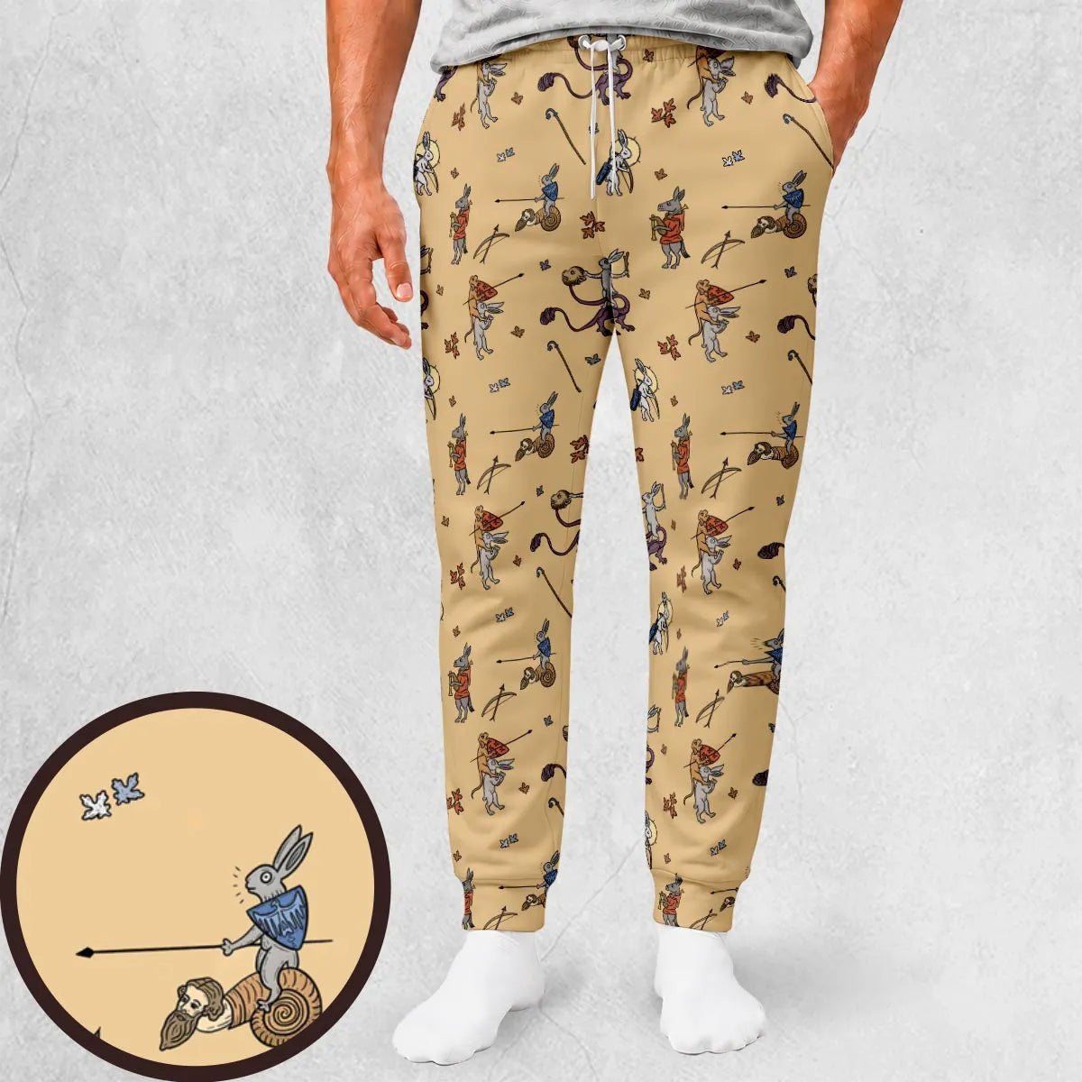 The Medieval Marginalia Killer Rabbit Monty Python Sweatpants