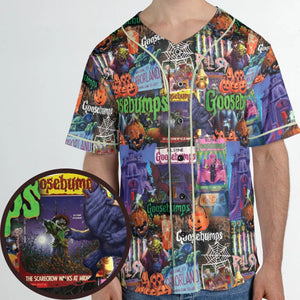 Goosebumps Pattern Unisex Baseball Jersey