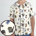 Star Wars Characters As Cats Unisex Baseball Jersey