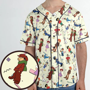 The Little Rascals Cartoon Characters Unisex Baseball Jersey