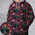 Sanderson Sisters Pattern All-over Print Hoodie
