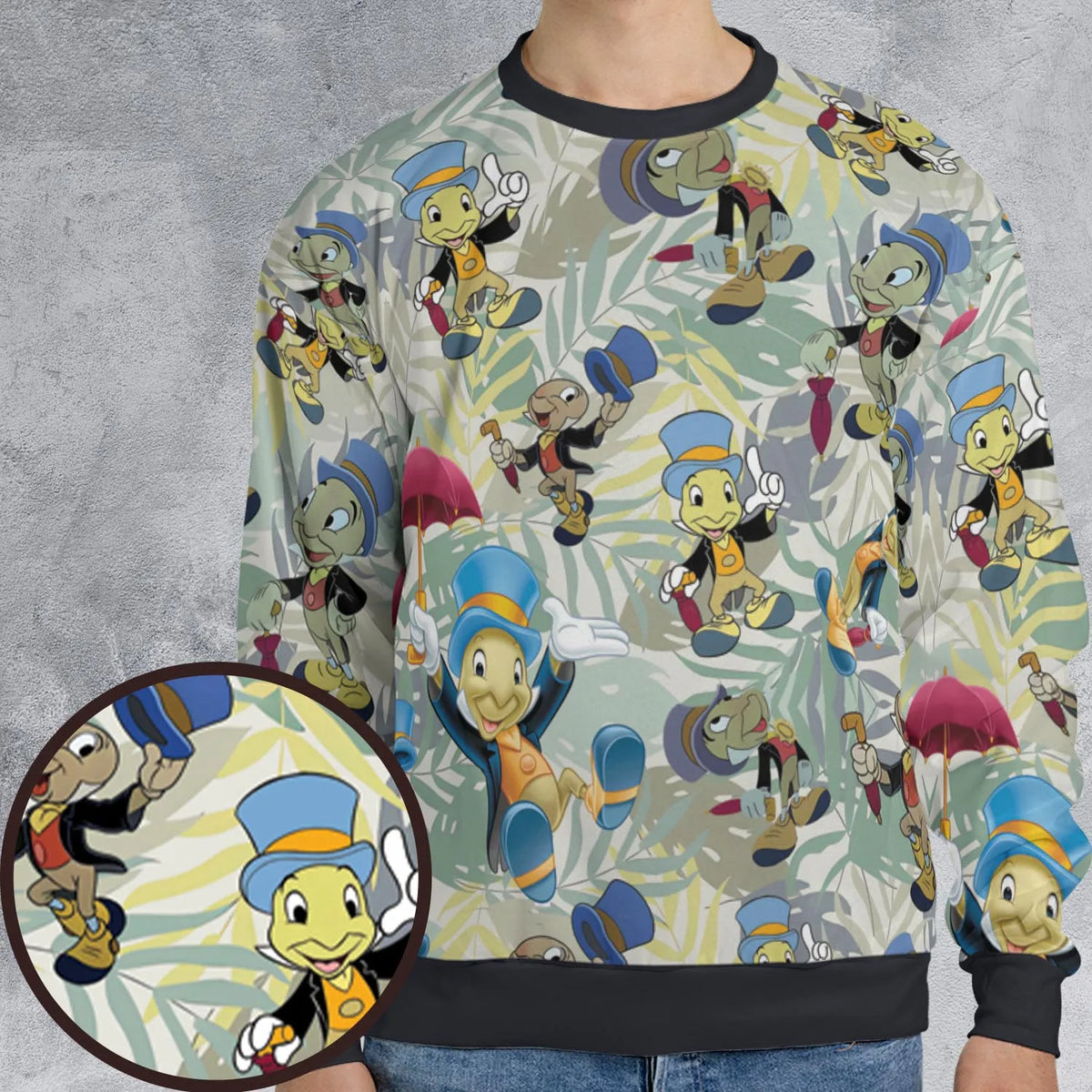 Jimmy Cricket Pinocchio All-over Print Sweatshirt