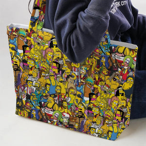 WWF Simpsons Large Tote Bag