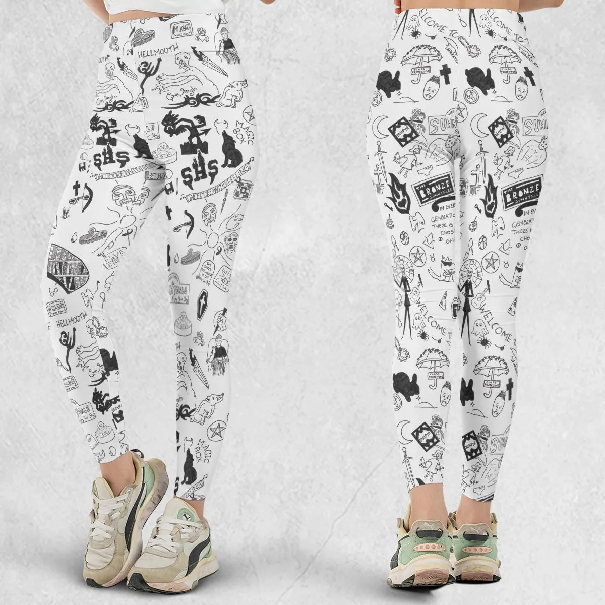 Buffy The Vampire Slayer Pattern Legging